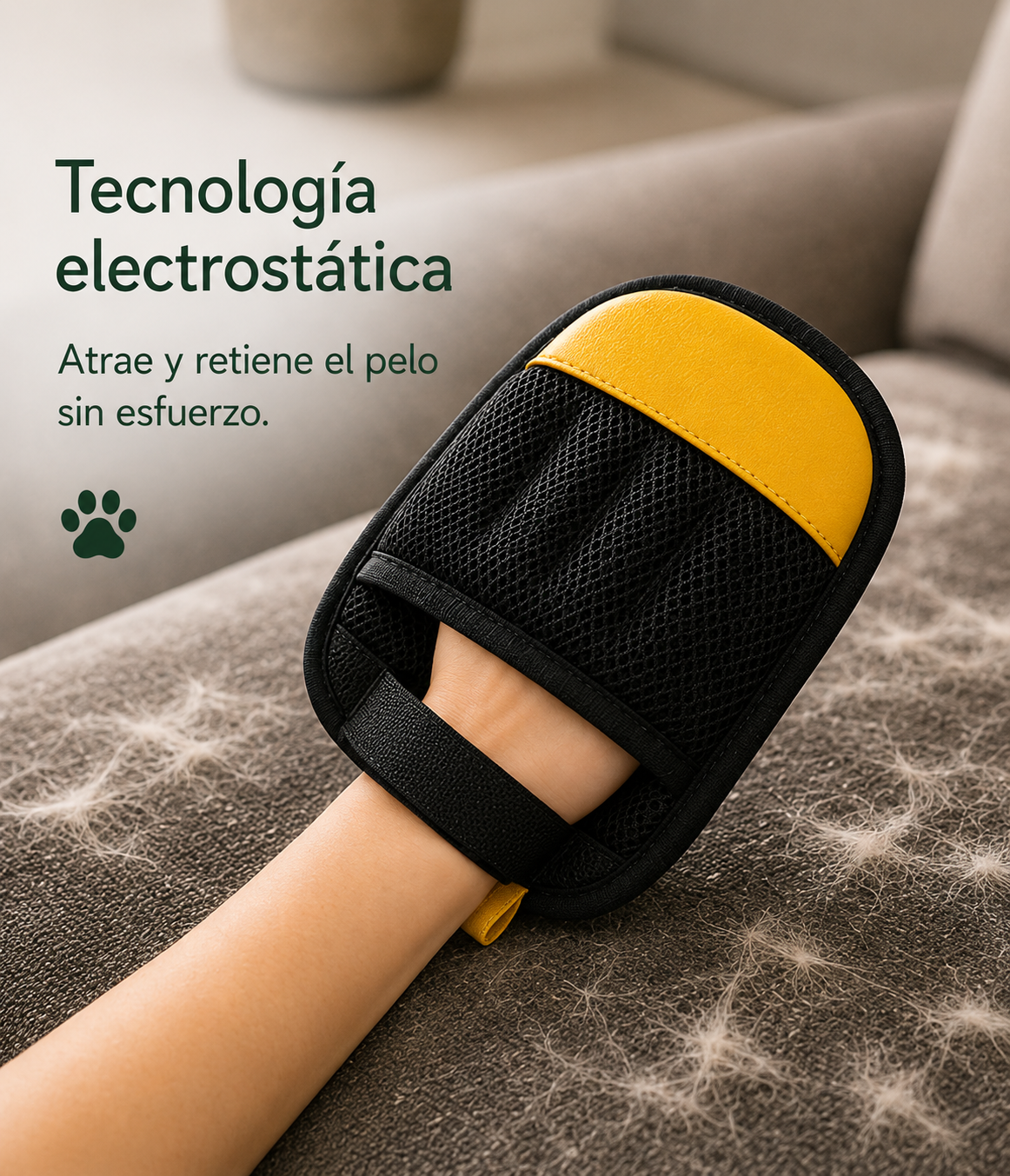 Guante quita pelos Premium Velde Pets